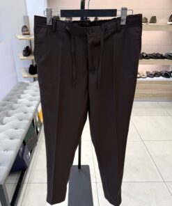 Classic Lace Waist Brown Pants