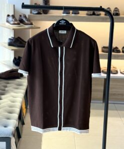 Brown Crochet Over-Kinitwear | Iconic