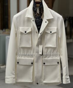Iconic White End Safari Jacket