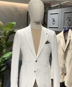 Iconic Cream W Patched Pockets Viscose Blazer