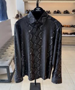 High End Python Black Shirt- Billionaire