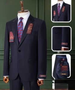 Presidential X CEO Front Closure Suit - 100% Wool