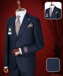 Administrative Stripped Front Closure Suit