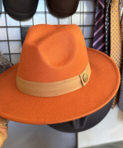 Men's Hand Woven FEDORA HAT | Burn Org