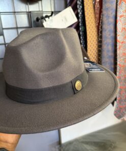 Men's Hand Woven FEDORA HAT | GREY