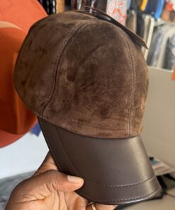 LP Men's Suede X Leather Cap | Coffee Brown